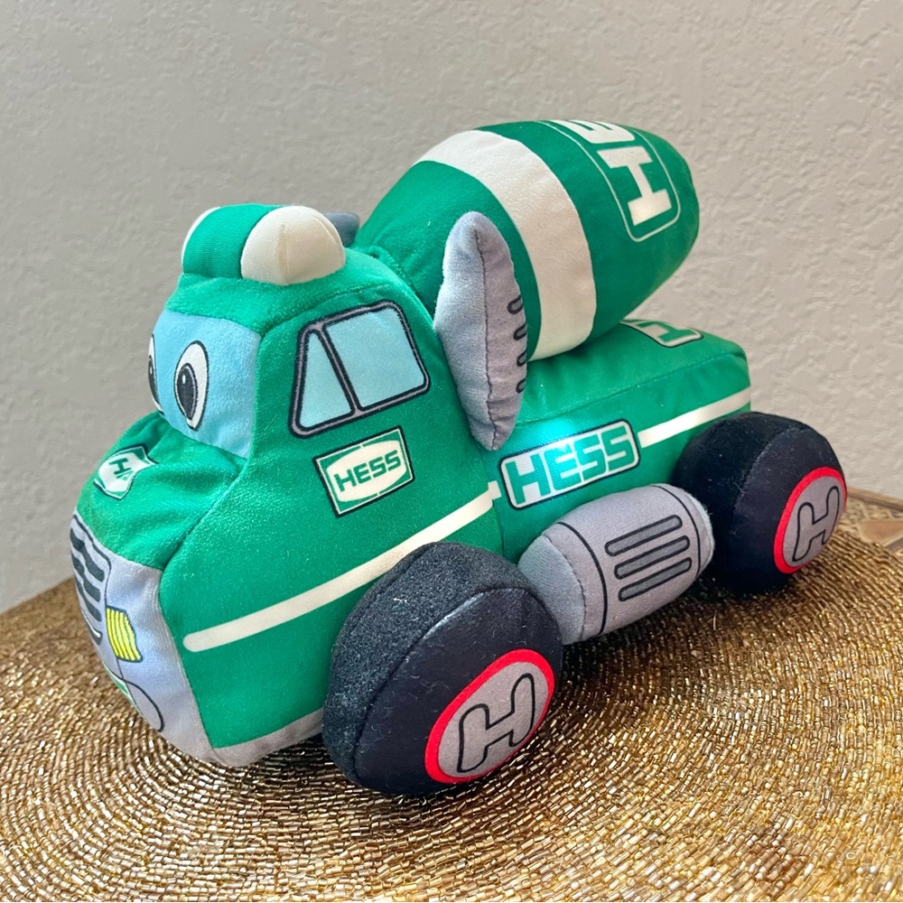 Hess 2021 My Plush Cement Mixer Toy Truck Sings And Lights Up TESTED WORKING